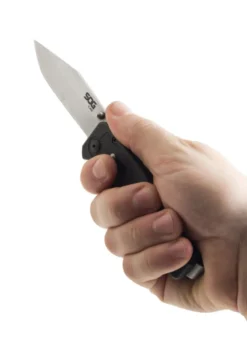 Taschenmesser Flare, Satiniert, SOG