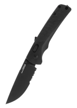 Taschenmesser Flash AT - Blackout - Teil-Wellenschliff, SOG