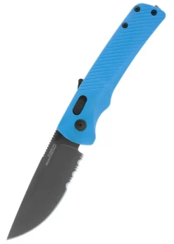 Taschenmesser Flash AT - Civic Cyan - Teil-Wellenschliff, SOG
