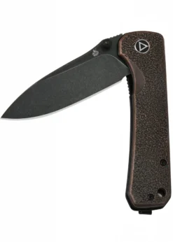 Taschenmesser Hawk, 14C28N Schwarze stonewashed Klinge, Kupfer-Griff