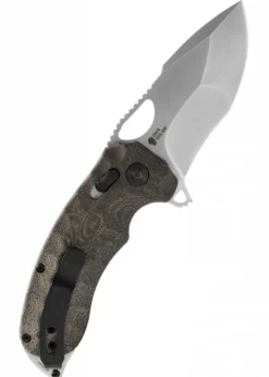 Taschenmesser Kiku XR Satiniert, Linen Micarta, SOG