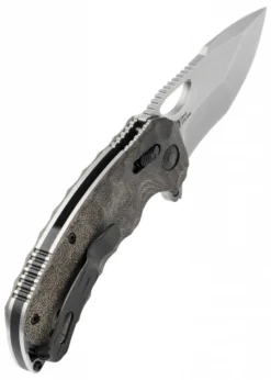 Taschenmesser Kiku XR Satiniert, Linen Micarta, SOG