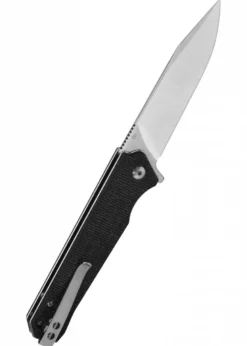 Taschenmesser Mamba V2, satinierte Klinge, schwarzer Micarta-Griff