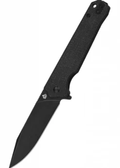 Taschenmesser Mamba V2, schwarze stonewashed Klinge, schwarzer Micarta-Griff