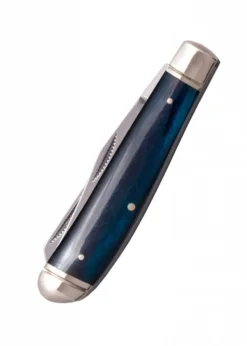 Taschenmesser Mini Trapper, blauer Knochen-Griff