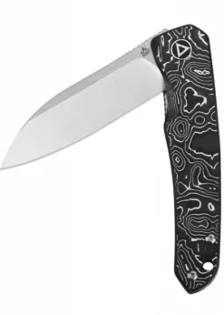 Taschenmesser Otter, S35VN satinierte Klinge, Aluminium Foil CF Griff