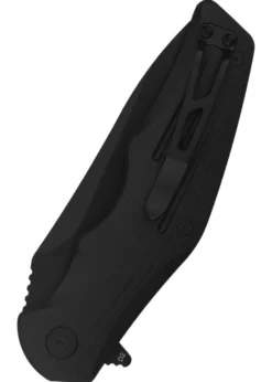 Taschenmesser Pangolin, schwarze Klinge, schwarzer G10 Griff