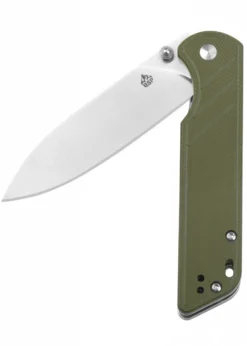 Taschenmesser Parrot, satinierte Klinge, grüner G10 Griff