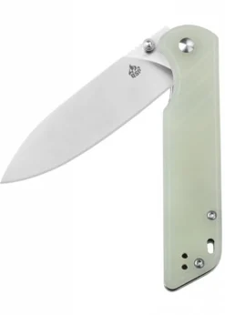 Taschenmesser Parrot, satinierte Klinge, Jade G10 Griff