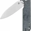 Taschenmesser Parrot, satinierte Klinge, denim micarta Griff