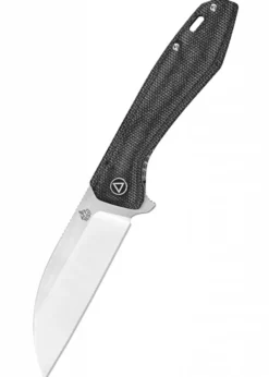 Taschenmesser Pelican, satinierte Klinge, schwarzer Micarta Griff