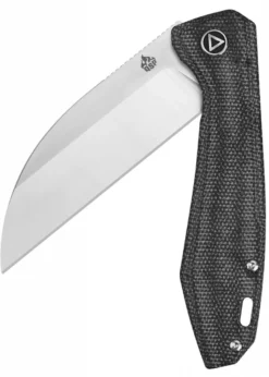 Taschenmesser Pelican, satinierte Klinge, schwarzer Micarta Griff