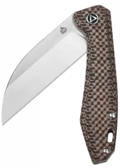 Taschenmesser Pelican, satinierte Klinge, braun texturierter Micarta Griff