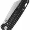 Taschenmesser Penguin, 154CM stonewashed Klinge, Schwarzer Titan Griff