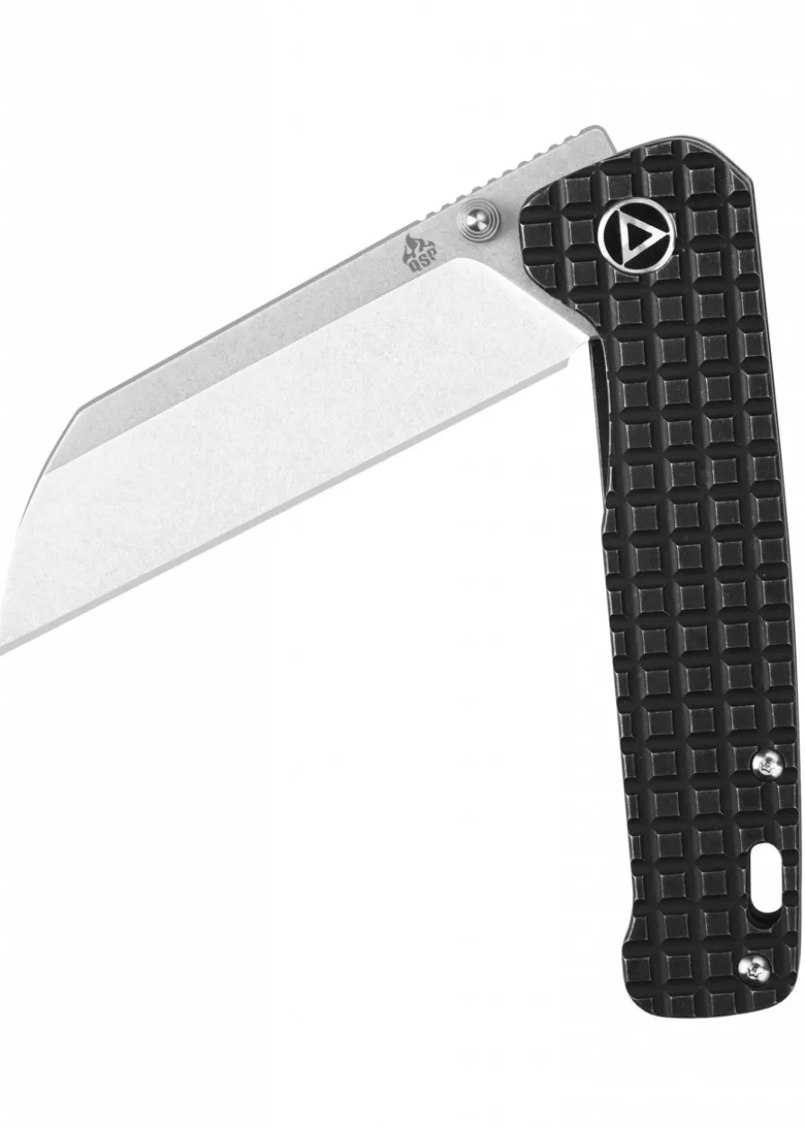 Taschenmesser Penguin, 154CM stonewashed Klinge, Schwarzer Titan Griff