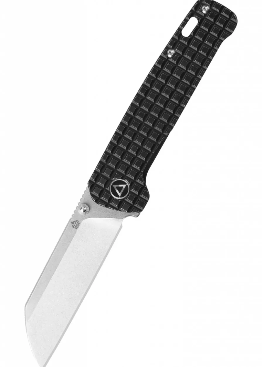 Taschenmesser Penguin, 154CM stonewashed Klinge, Schwarzer Titan Griff