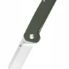 Taschenmesser Penguin, D2 satinierte Klinge, Grüner Micarta Griff