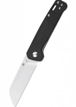 Taschenmesser Penguin, D2 satinierte Klinge, Schwarzer Micarta Griff
