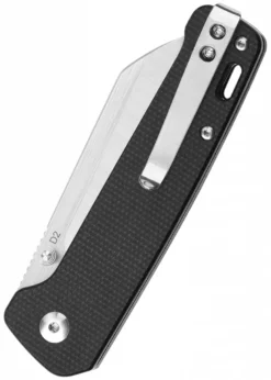 Taschenmesser Penguin, D2 satinierte Klinge, Schwarzer Micarta Griff