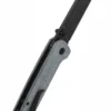 Taschenmesser Penguin, D2 schwarze stonewashed Klinge, Denim Micarta Griff