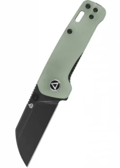 Taschenmesser Penguin Mini, schwarze stonewashed Klinge, Jade G10-Griff