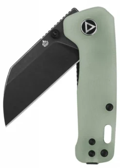 Taschenmesser Penguin Mini, schwarze stonewashed Klinge, Jade G10-Griff
