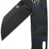 Taschenmesser Penguin Mini, schwarze stonewashed Klinge, Kohlefaser-Griff