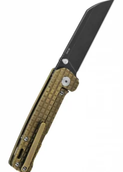 Taschenmesser Penguin, schwarze stonewashed Klinge, bronze Titan-Griff