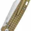Taschenmesser Penguin, 2tone satinierte Klinge, bronze Titan Griff