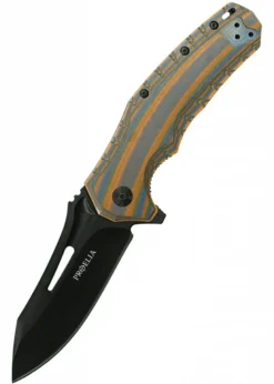 Taschenmesser Proelia Drop Point, matt-schwarz, Defcon