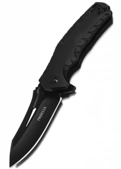 Taschenmesser Proelia Drop Point, matt-schwarz, Defcon