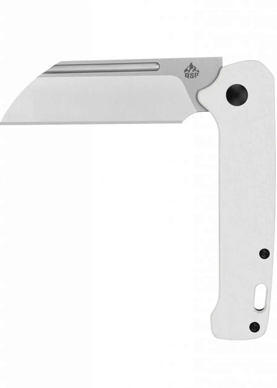 Taschenmesser QSP Penguin Slip Joint G10 Griff, Weiß