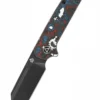 Taschenmesser QSP Penguin Slip Joint, Fat Carbon, blau, rot