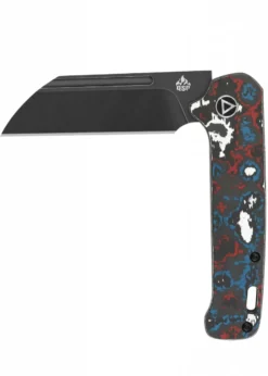 Taschenmesser QSP Penguin Slip Joint, Fat Carbon, blau, rot