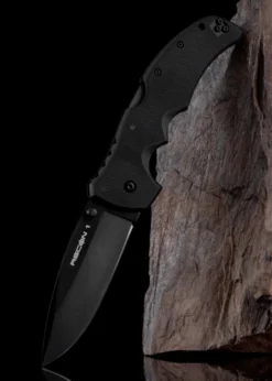 Taschenmesser Recon 1 Spear Pt., S35VN, Schwarz