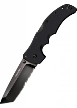 Taschenmesser Recon 1 Tanto, S35VN, Schwarz, Teilwellenschliff