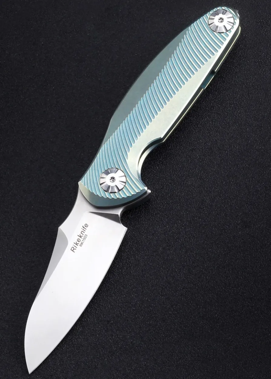 Taschenmesser Rikeknife 1503-GB Gold/Blau
