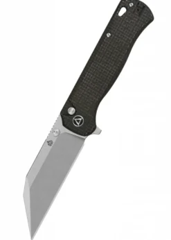 Taschenmesser Swordfish, stonewashed Klinge, brauner Micarta Griff