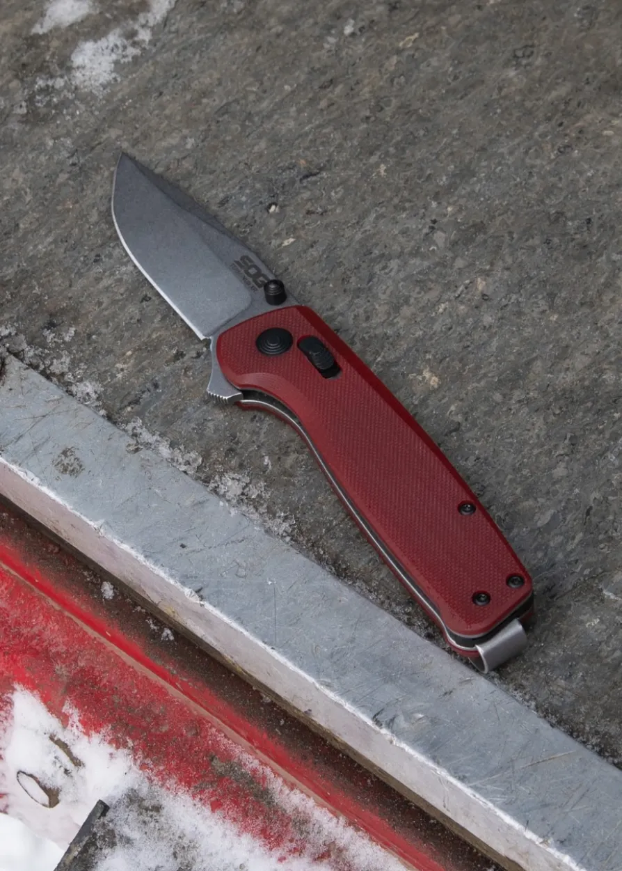 Taschenmesser Terminus XR, Crimson, SOG
