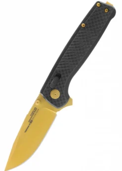 Taschenmesser Terminus XR LTE - Karbon & Gold, SOG