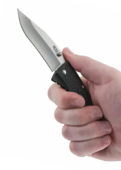 Taschenmesser Traction, Satiniert, SOG