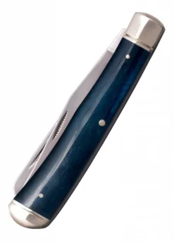Taschenmesser Trapper, blauer Knochen-Griff