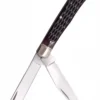 Taschenmesser Trapper, gezackter Knochen-Griff