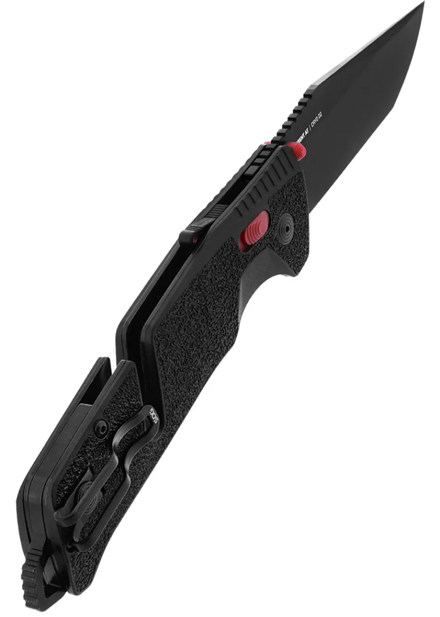 Taschenmesser Trident AT - Schwarz & Rot - Tanto, SOG