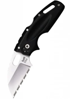 Taschenmesser Tuff Lite, Gezahnte Schneide, Schwarz