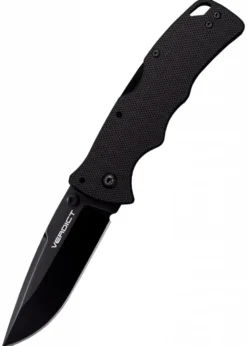 Taschenmesser Verdict, Spear Point, AUS10A, schwarzer Griff, Cold Steel