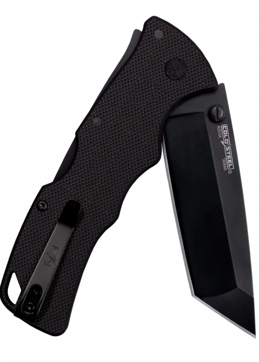 Taschenmesser Verdict, Tanto Point, AUS10A, schwarzer Griff, Cold Steel