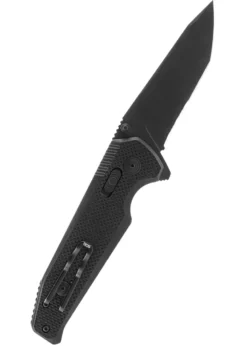 Taschenmesser Vision XR - Schwarz, Teil-Wellenschliff, SOG