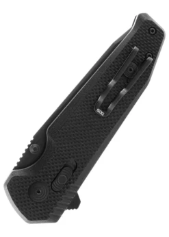 Taschenmesser Vision XR - Schwarz, Teil-Wellenschliff, SOG