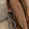 Tasche Sindri aus Fettleder, braun
